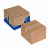 Почтовая коробка, 200х200х200 (без надписей, четырёхклапанная), картон Т-23